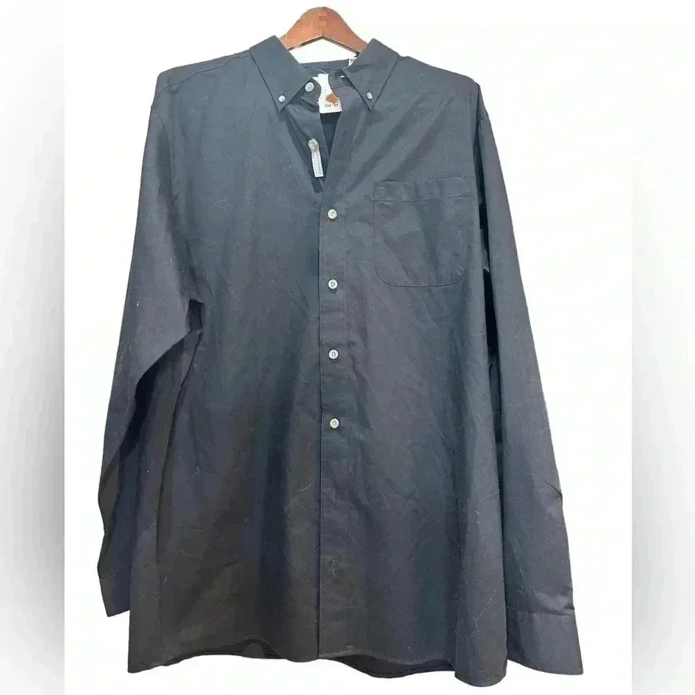 RedHead Men's Casual Button-Down Shirt - Black